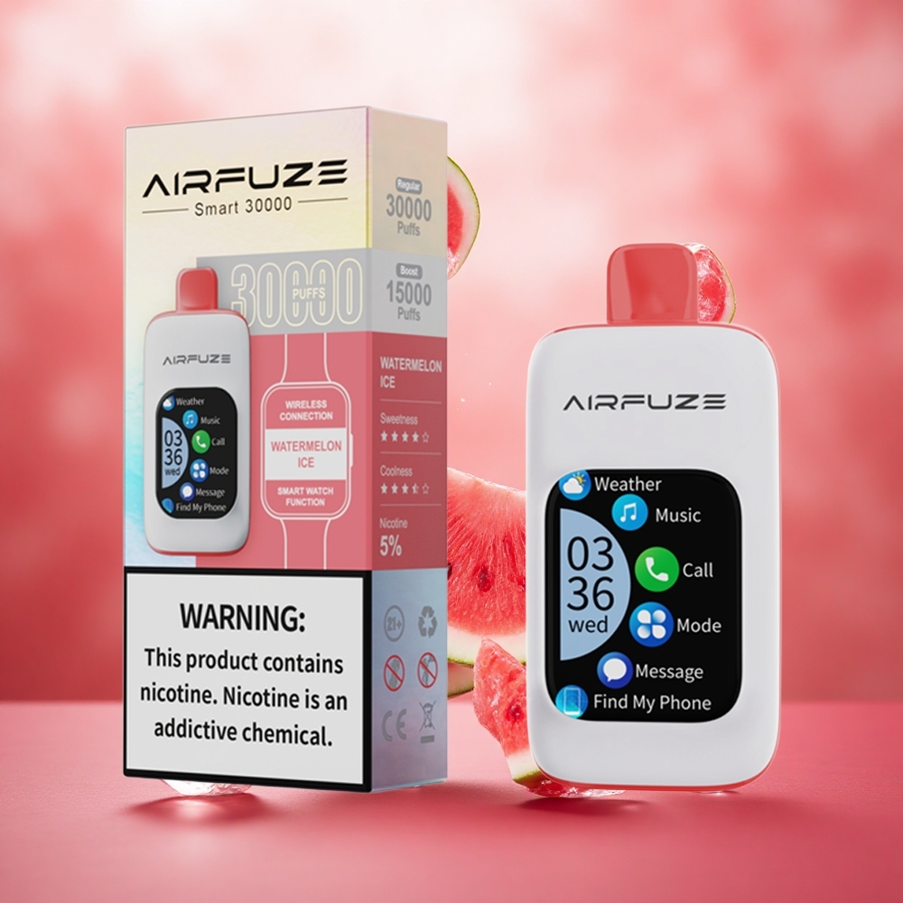 AirFuze Smart 30000 Puffs Vienkartinis Vape Arbūzo Ledas 900mAh Lithuanian wholesale