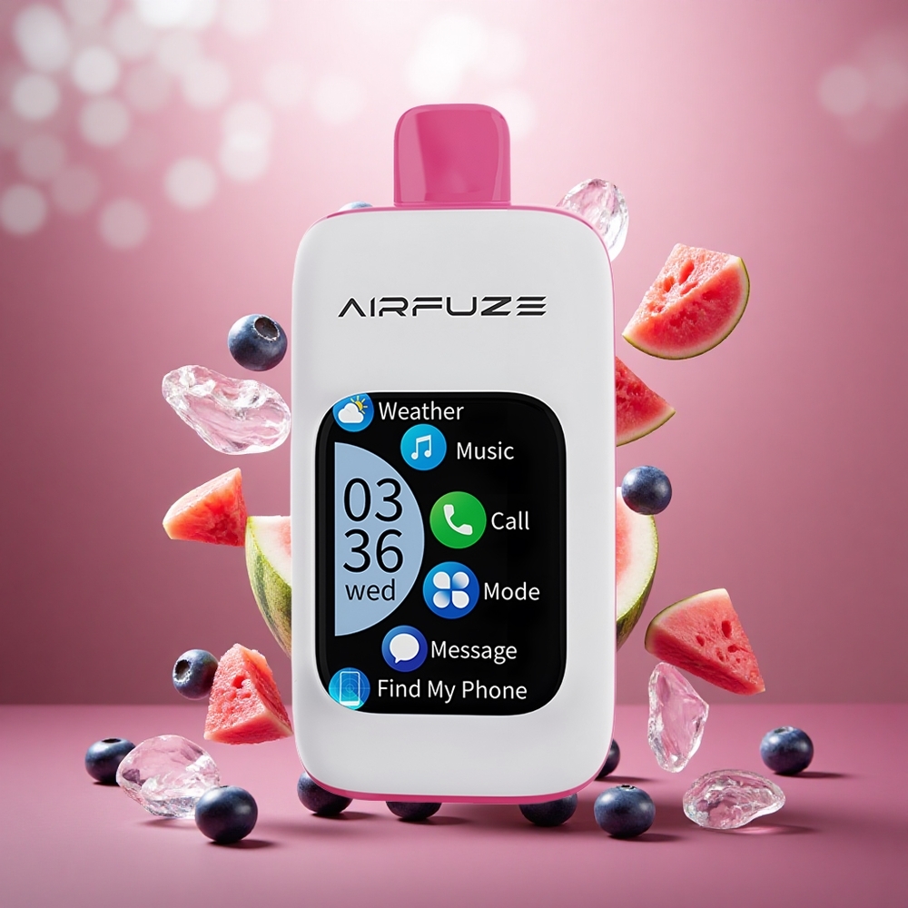 AirFuze Smart 30000 Puffs Vienkartinis Vape Mėlynės Arbūzas 900mAh Lithuanian wholesale