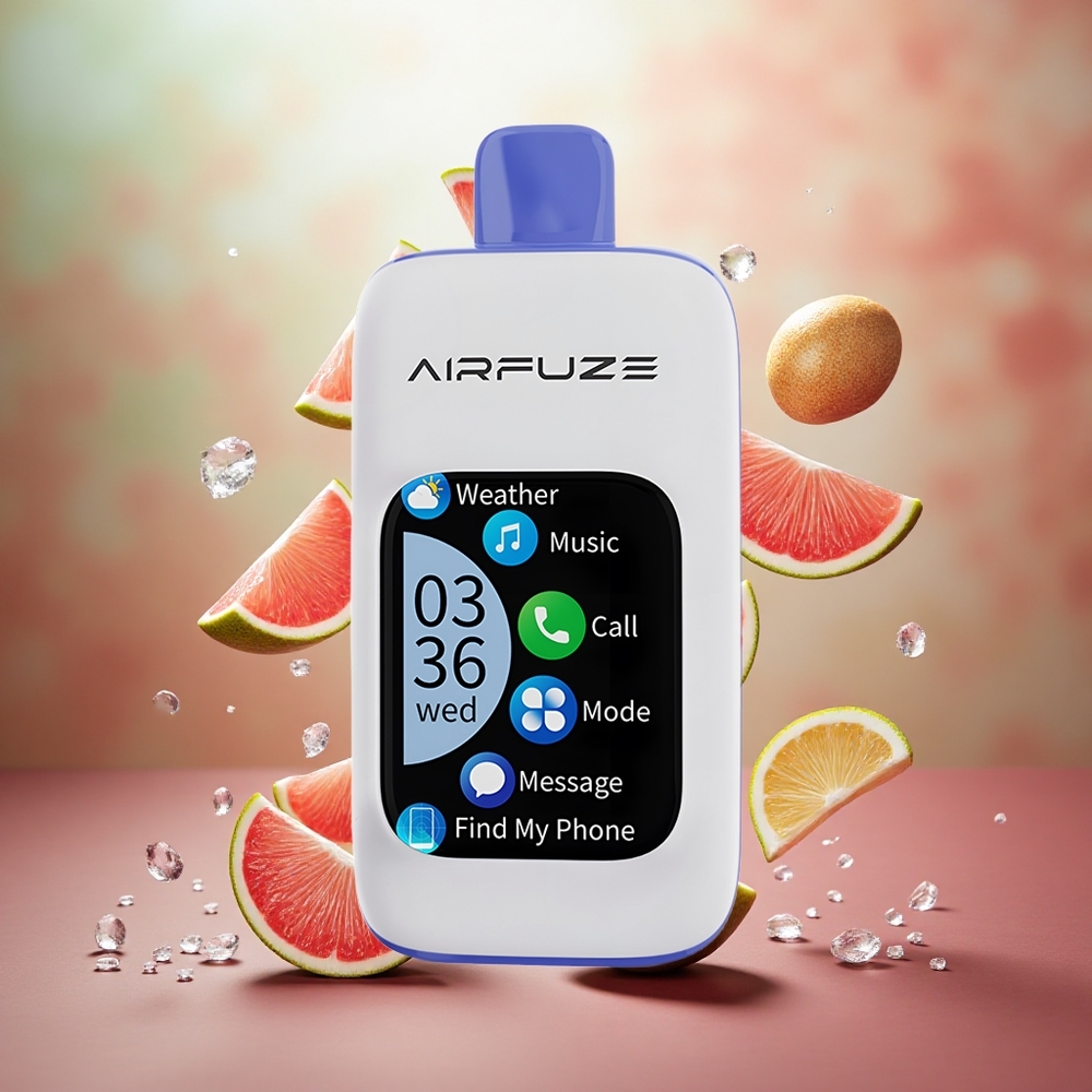 AirFuze Smart 30000 Puffs Vienkartinis Vape Majų Mėta 900mAh Lithuanian wholesale