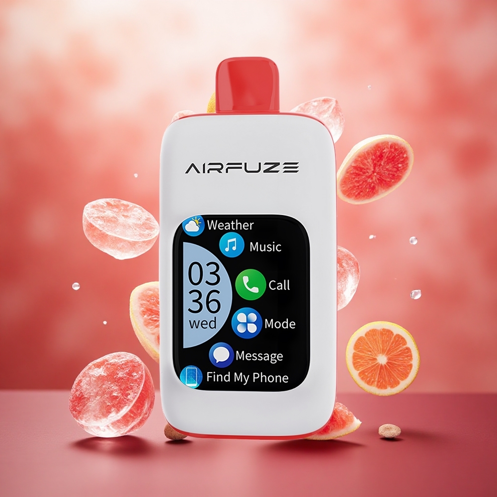 AirFuze Smart 30000 Puffs Vienkartinis Vape Rūgščių Gummy 2.01"TFT Lithuanian wholesale