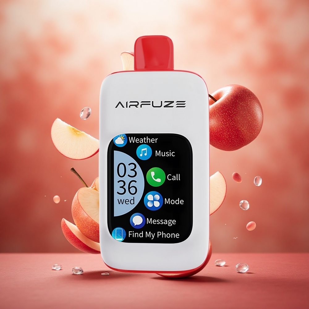 AirFuze Smart 30000 Puffs Vienkartinis Vape Trigubas Obuolys 900mAh Lithuanian wholesale