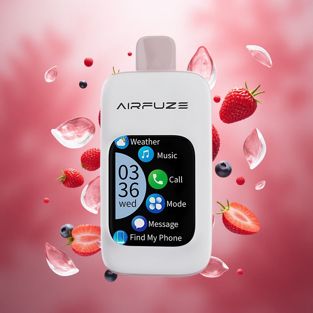 AirFuze Smart 30000 Puffs Vienkartinis Vape Uogų Sprogimas 900mAh Lithuanian wholesale