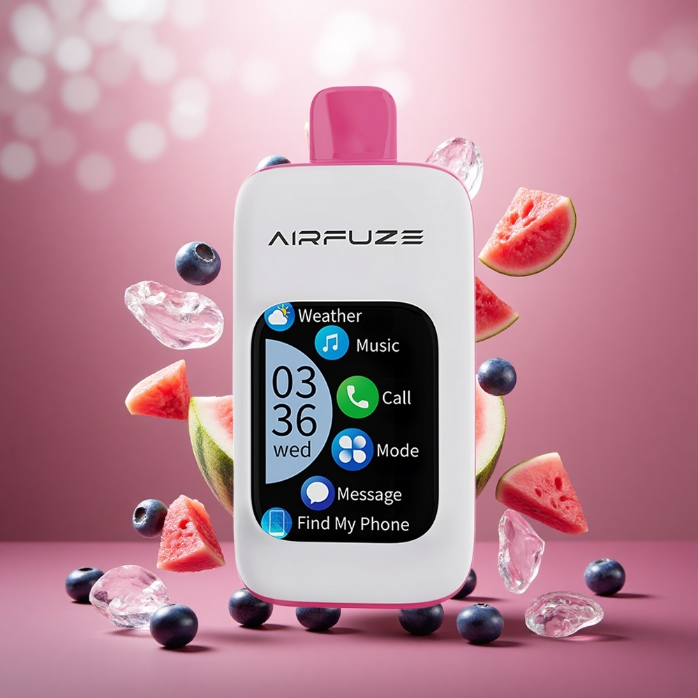 AirFuze Smart Pro 40000 Puffs Mėlynės Arbūzas Be Laido Ryšio Lithuanian Wholesale