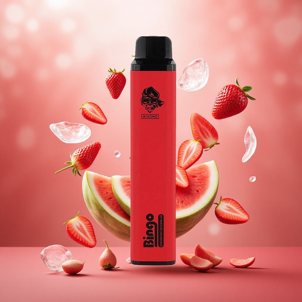 Aivono Aim Bingo 4000 Puffs Braškės Vandynio 10ml Vienkartinis Vape Lithuanian wholesale