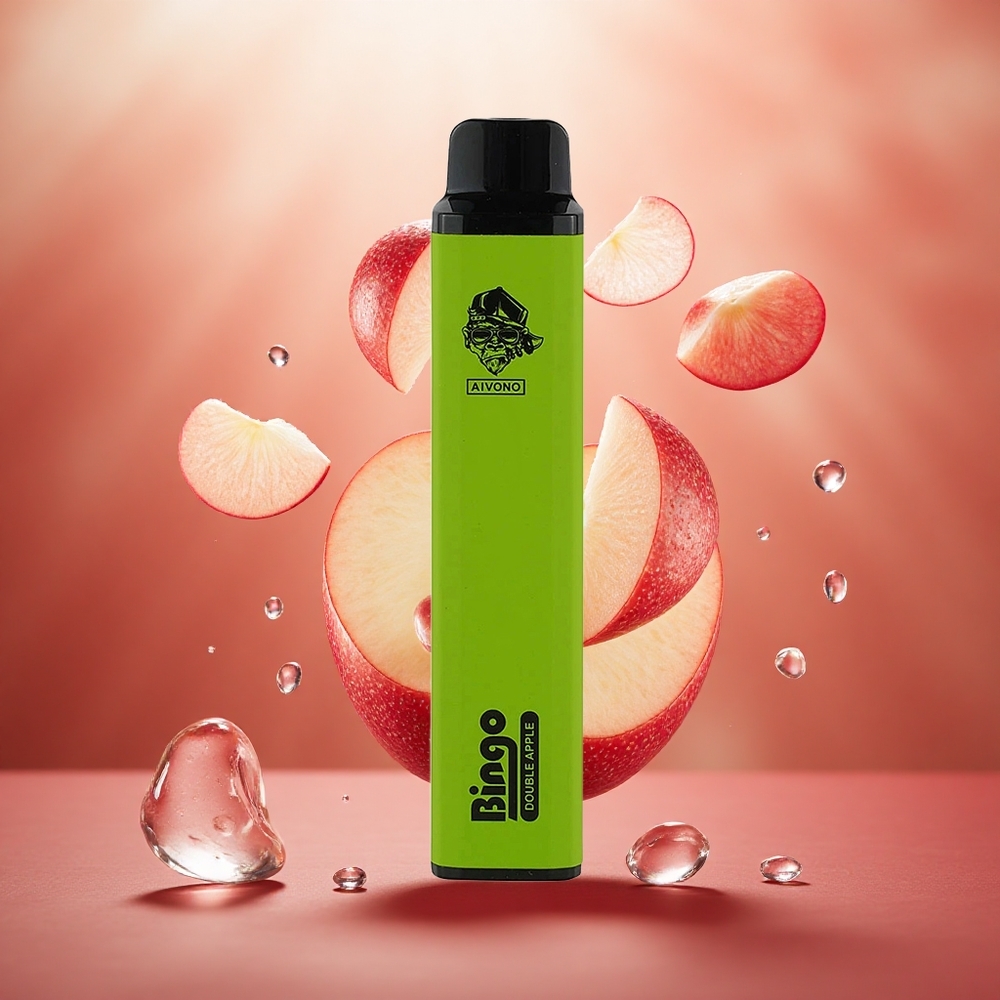 Aivono Aim Bingo 4000 Puffs Vienkartinis Vape Dvi Obuolės 10mL Lithuanian wholesale