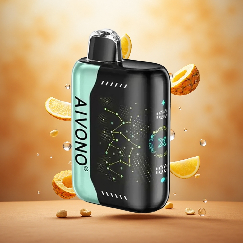 Aivono Aim Boom 25000 Puffs 650mAh Rūgštus Mango Ananasas Lithuanian wholesale