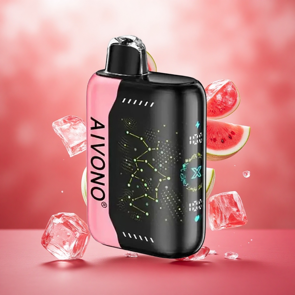 Aivono Aim Boom 25000 Puffs 650mAh Vienkartinis Vape Arbūzo Ledas Lithuanian wholesale