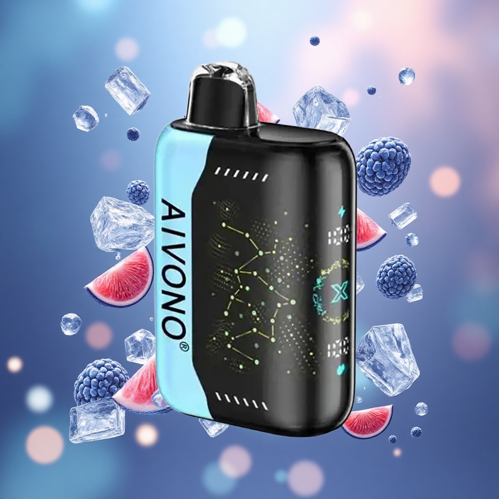 Aivono Aim Boom 25000 Puffs Mėlynųjų Aviečių Ledas 650mAh Lithuanian wholesale