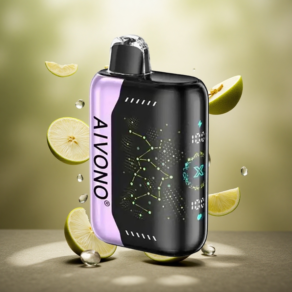 Aivono Aim Boom 25000 Puffs Vienkartinis Vape Žalia Obielys Vynuogė 650mAh Lithuanian wholesale