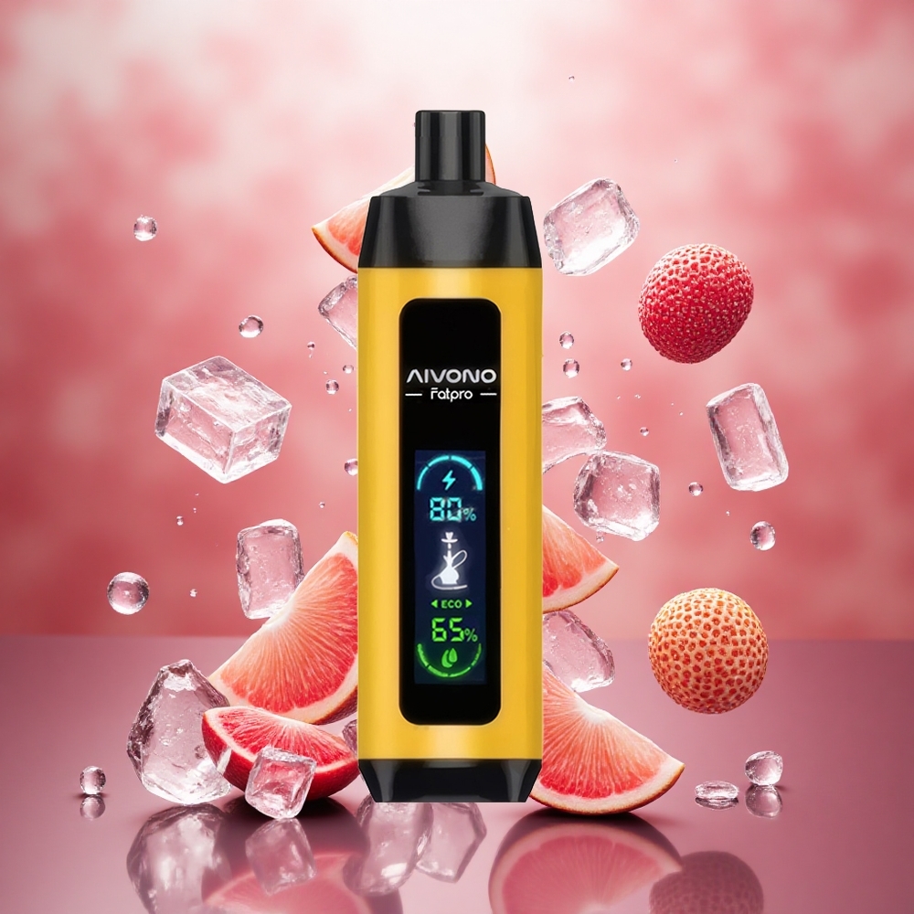Aivono Aim Fatpro 22000 Puffs 28ml Žalsvas Ledas 600mAh Lithuanian wholesale