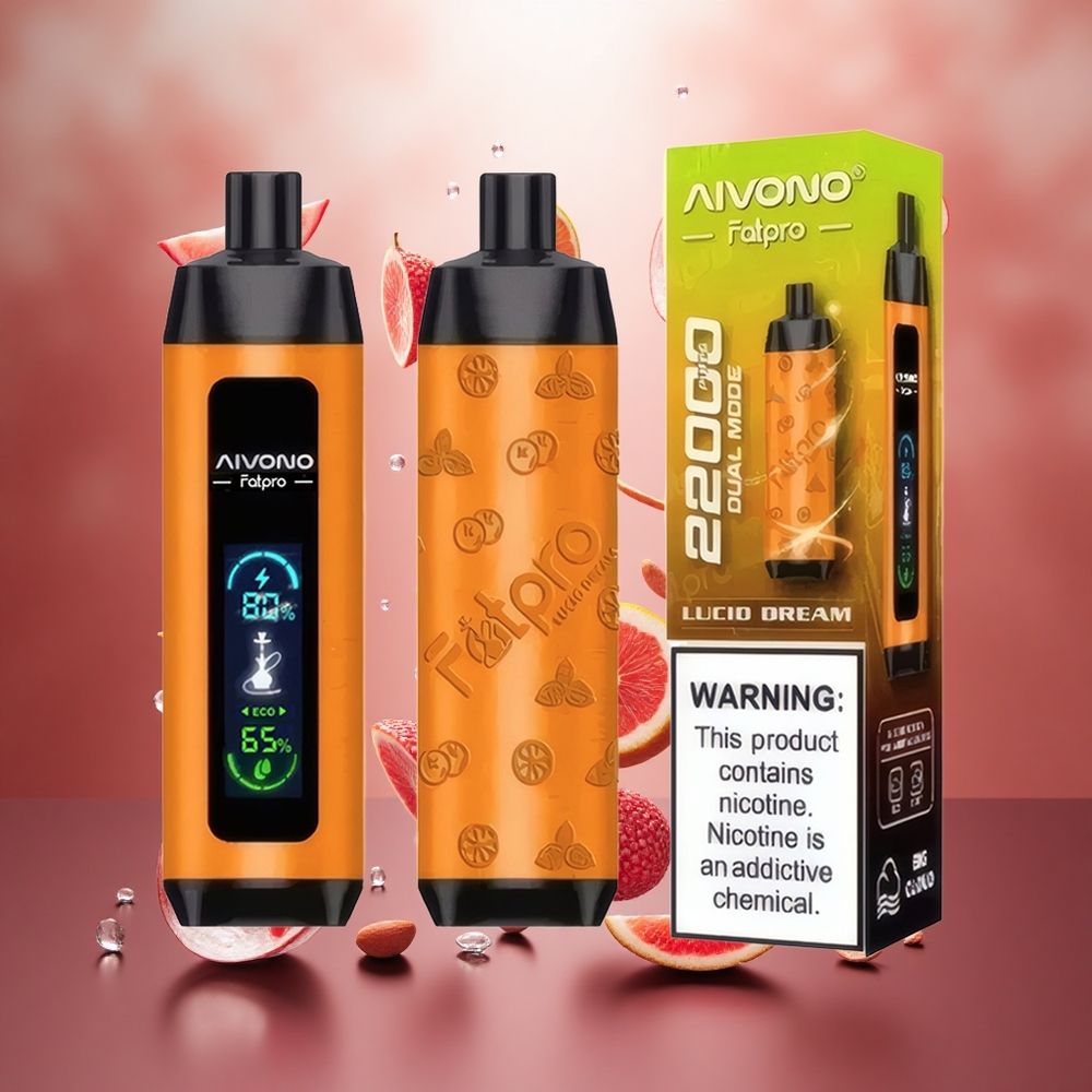 Aivono Aim Fatpro 22000 Puffs Vienkartinis Vape Skaidrus Sapnas 28ml Lithuanian wholesale