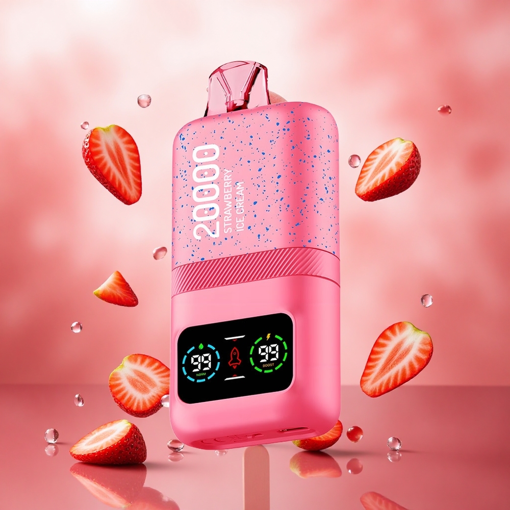 Aivono Aim Magic 20000 Puffs Braškų ledų kremas 26ml E-liquid Lithuanian wholesale