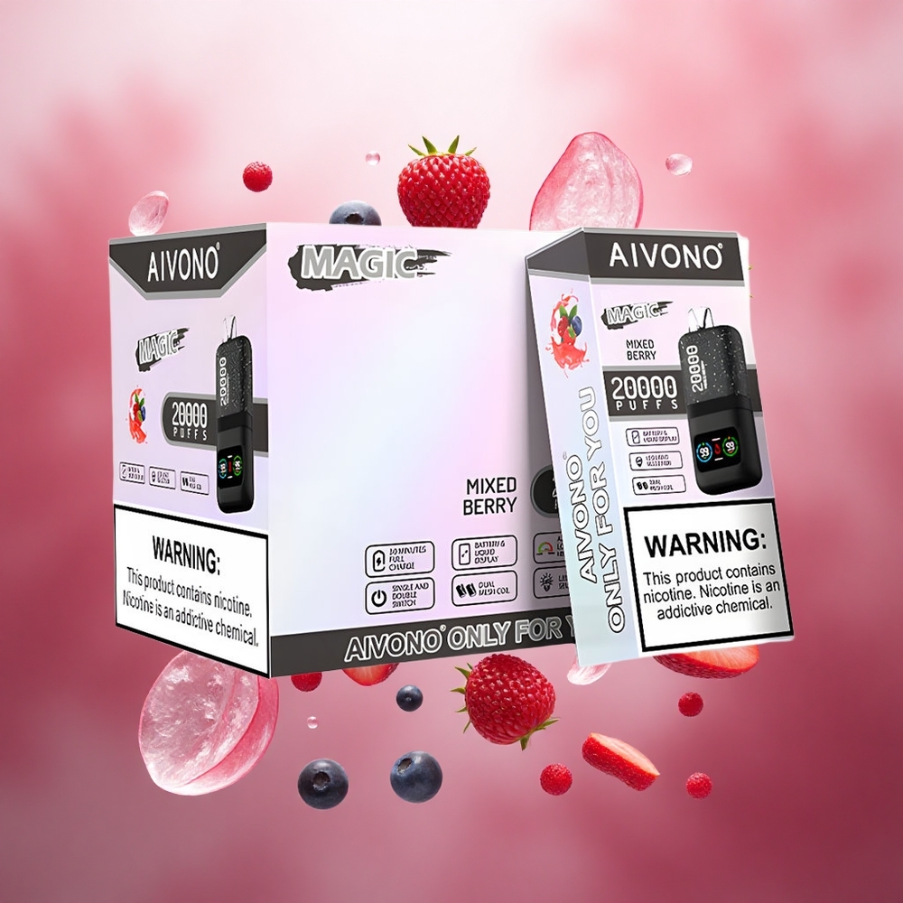 Aivono Aim Magic 20000 Puffs Mišrios Uogos 26ml Tipo C Lithuanian Wholesale