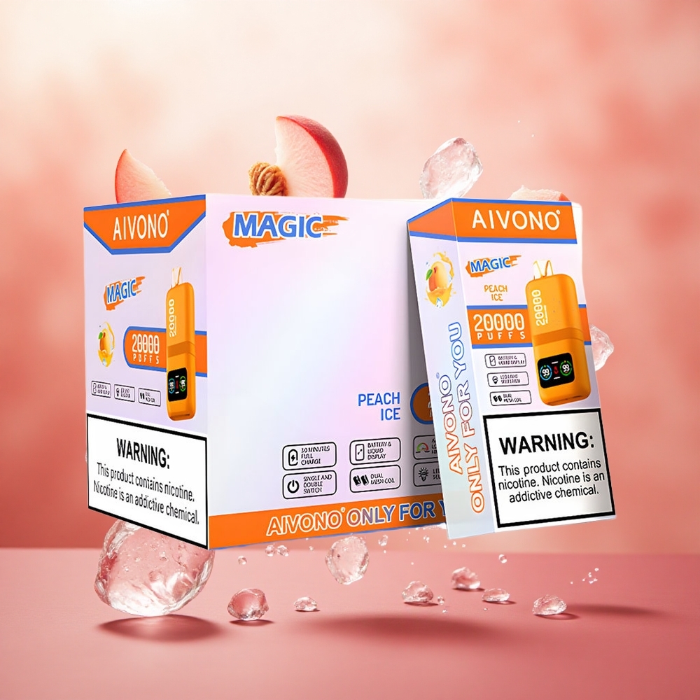 Aivono Aim Magic 20000 Puffs Persikų Ledas 26ml Lithuanian wholesale
