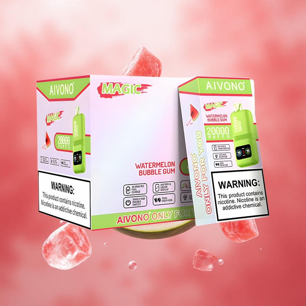 Aivono Aim Magic 20000 Puffs Vienkartinis Vape Arbūzas Moliūgų Guma 26ml Lithuanian Wholesale