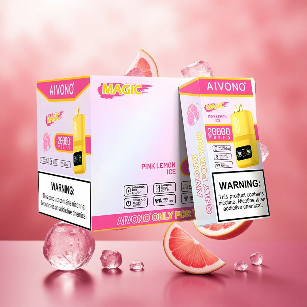 Aivono Aim Magic 20000 Puffs Vienkartinis Vape Rūgščios citrinos ledas 26ml Lithuanian wholesale