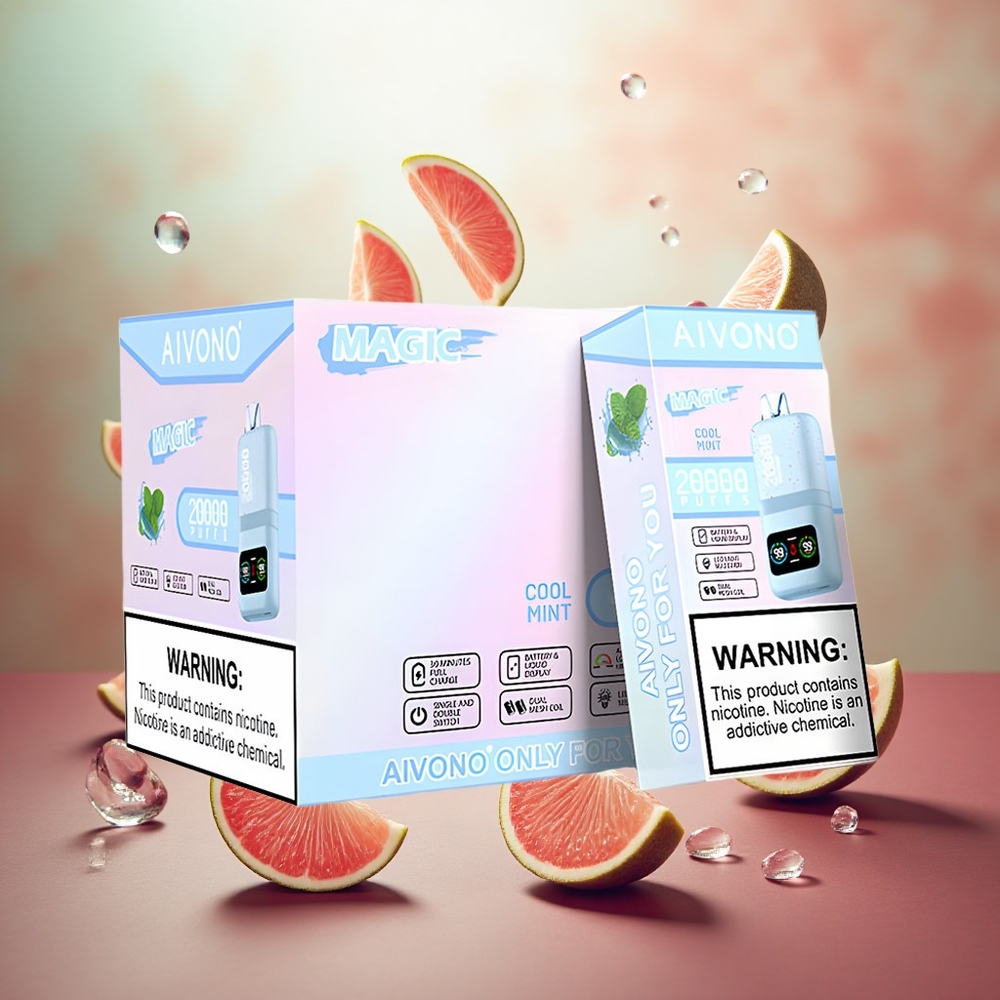 Aivono Aim Magic 20000 Puffs Vienkartinis Vape Šalta Mėta 26ml Lithuanian wholesale