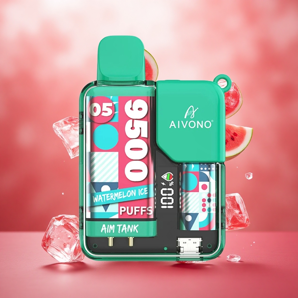 Aivono Aim Tank 9500 Puffs 650mAh Vienkartinis Vape Arbūzo Ledas Lithuanian wholesale