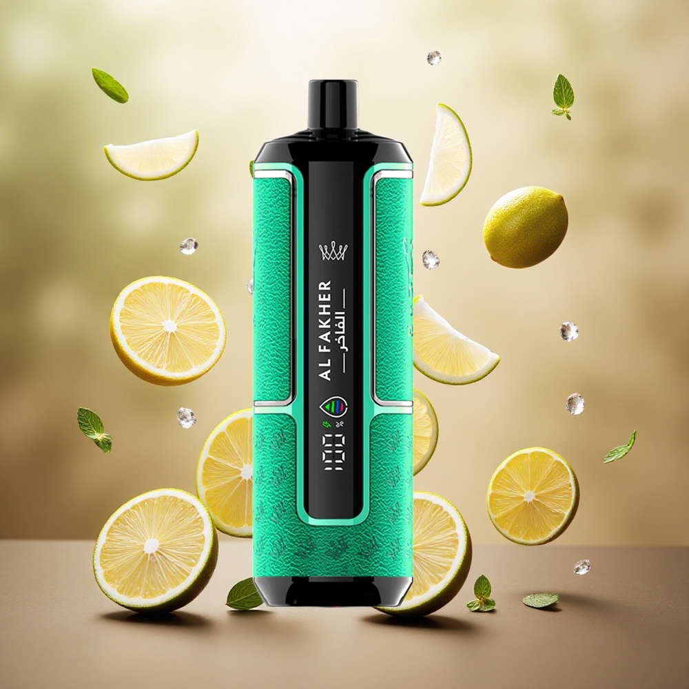 Al Fakher Crown Bar 15K Hypermax 22ml Citrinų Mėtų Vienkartinis Vape Lithuanian wholesale