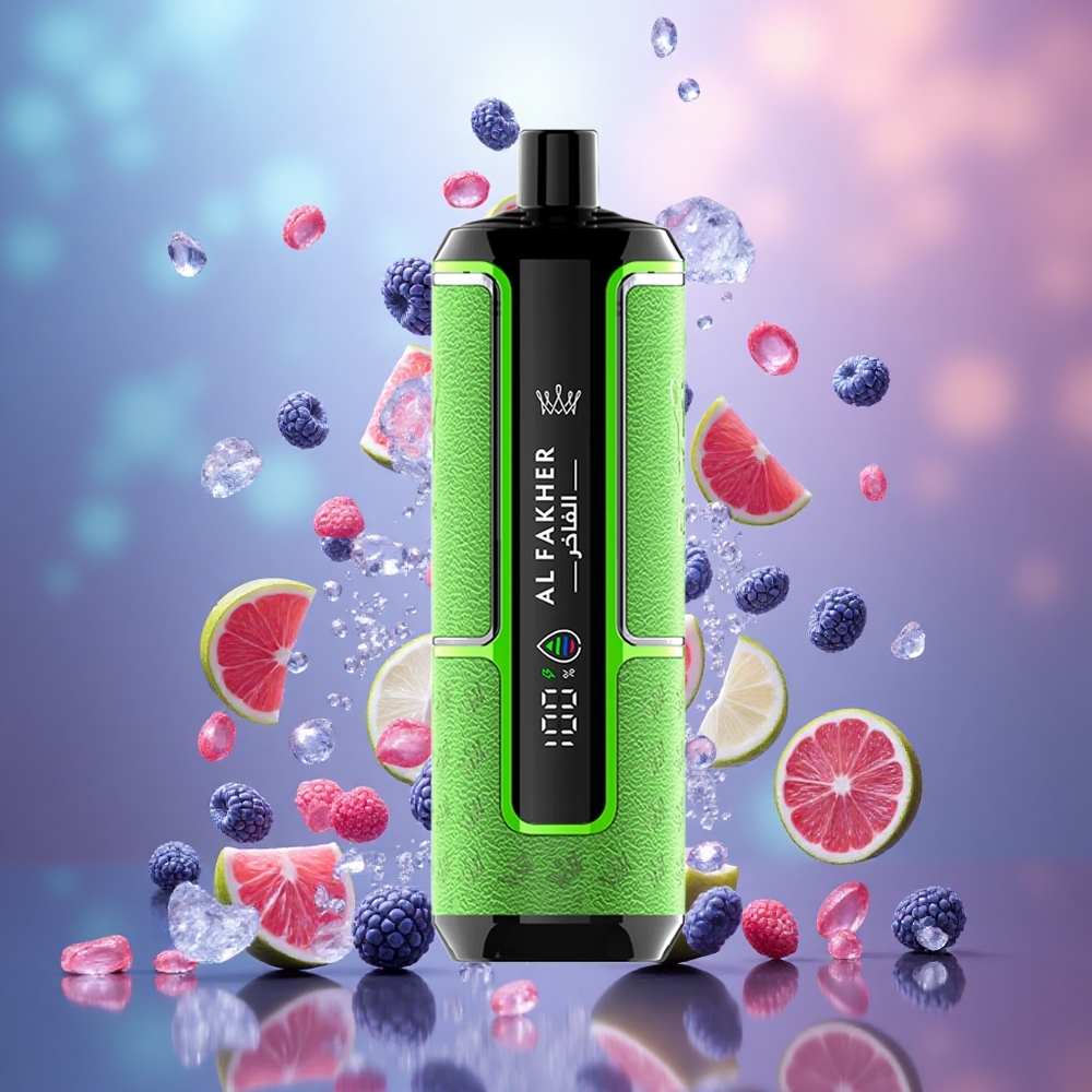 Al Fakher Crown Bar 15K Hypermax 600mAh Mėlynų Gervuogių Limonadas Lithuanian wholesale