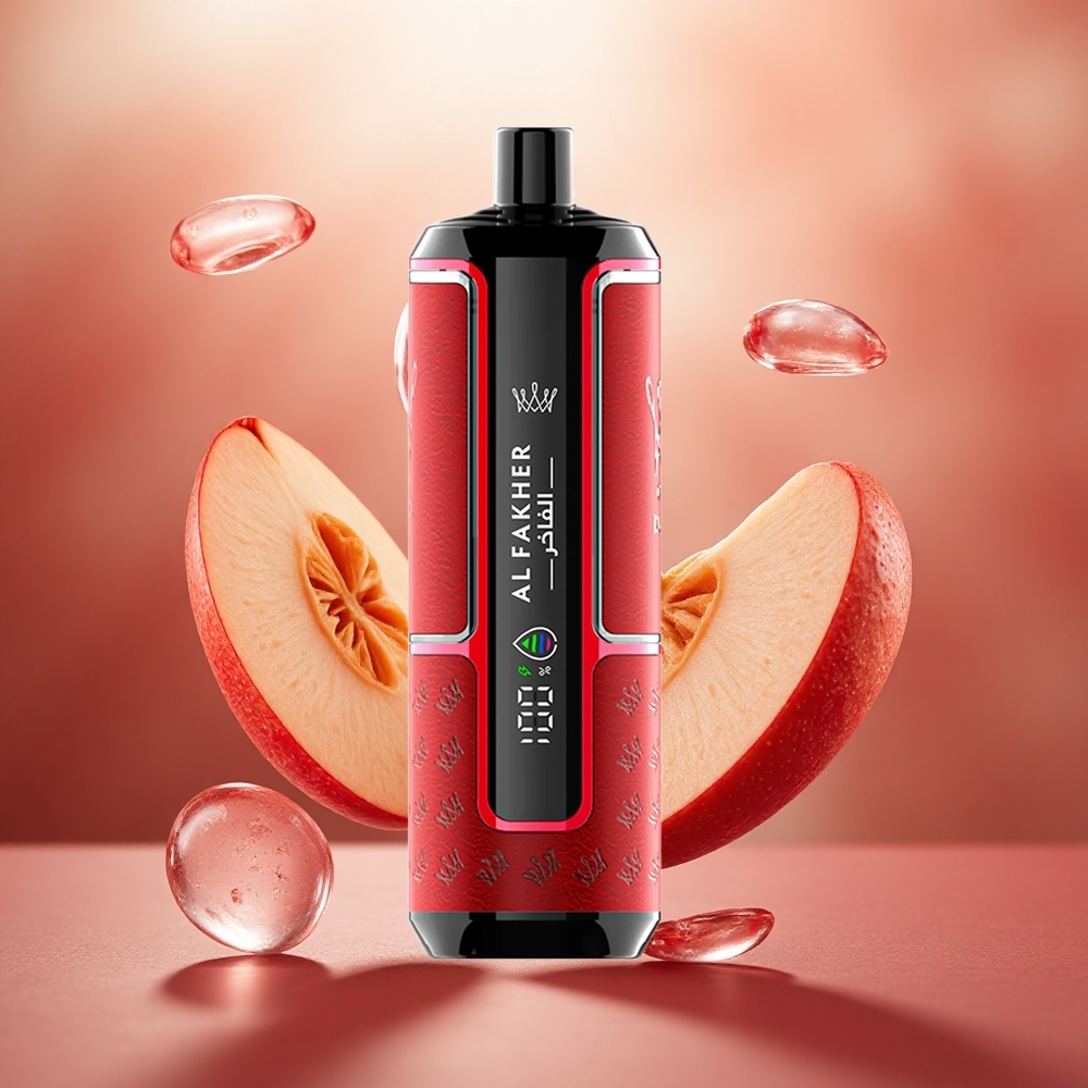 Al Fakher Crown Bar 15K Hypermax Dvynių Obuolių 22ml Vienkartinis Vape Kit Lithuanian wholesale