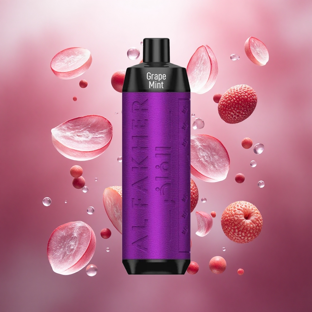 Al Fakher Crown Bar 8000 Crystal 18ml Vynuogių Mėta Vienkartinis Vape Lithuanian wholesale