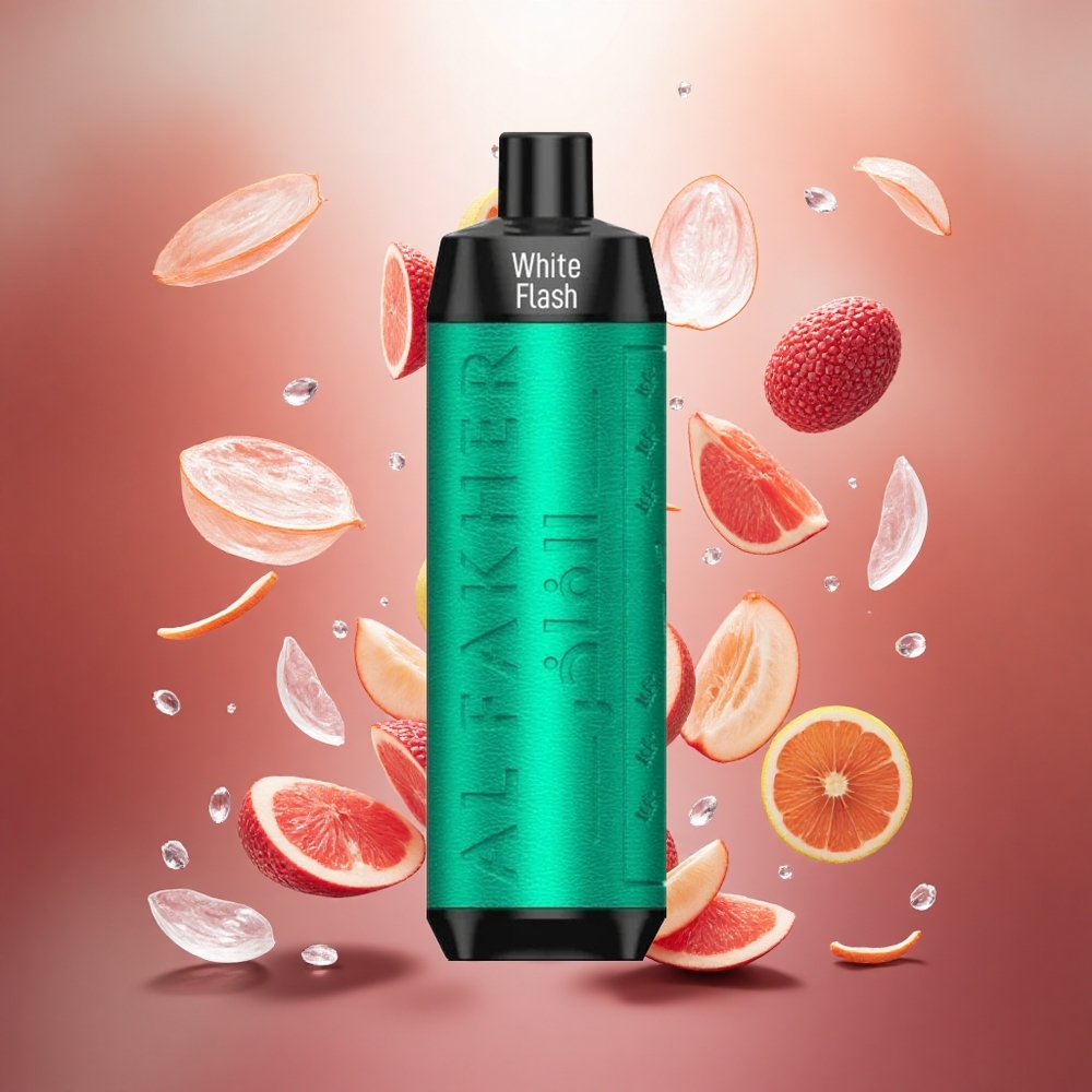 Al Fakher Crown Bar 8000 Kristalas Vienkartinis Vape Baltas Žaibas 600mAh Lithuanian wholesale