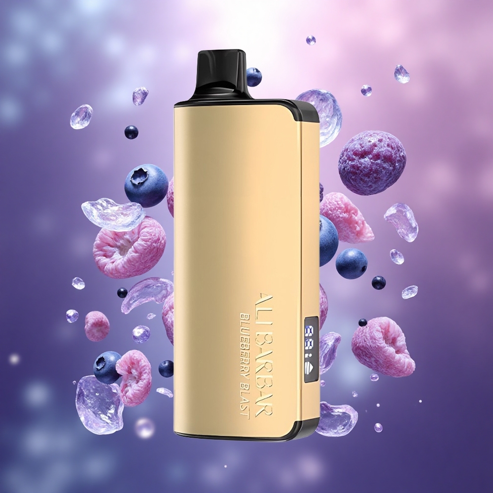 Alibarbar Ingot 9000 Puffs 22ml Mėlynų Uogų Sprogimas Neperkraunamas Lithuanian Wholesale