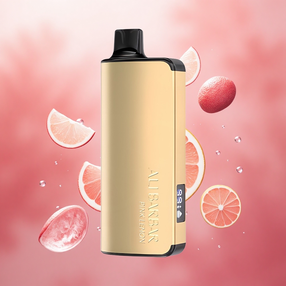 Alibarbar Ingot 9000 Puffs LED Ekranas Rūgščios Citrinos Disposable Vape Lithuanian Wholesale