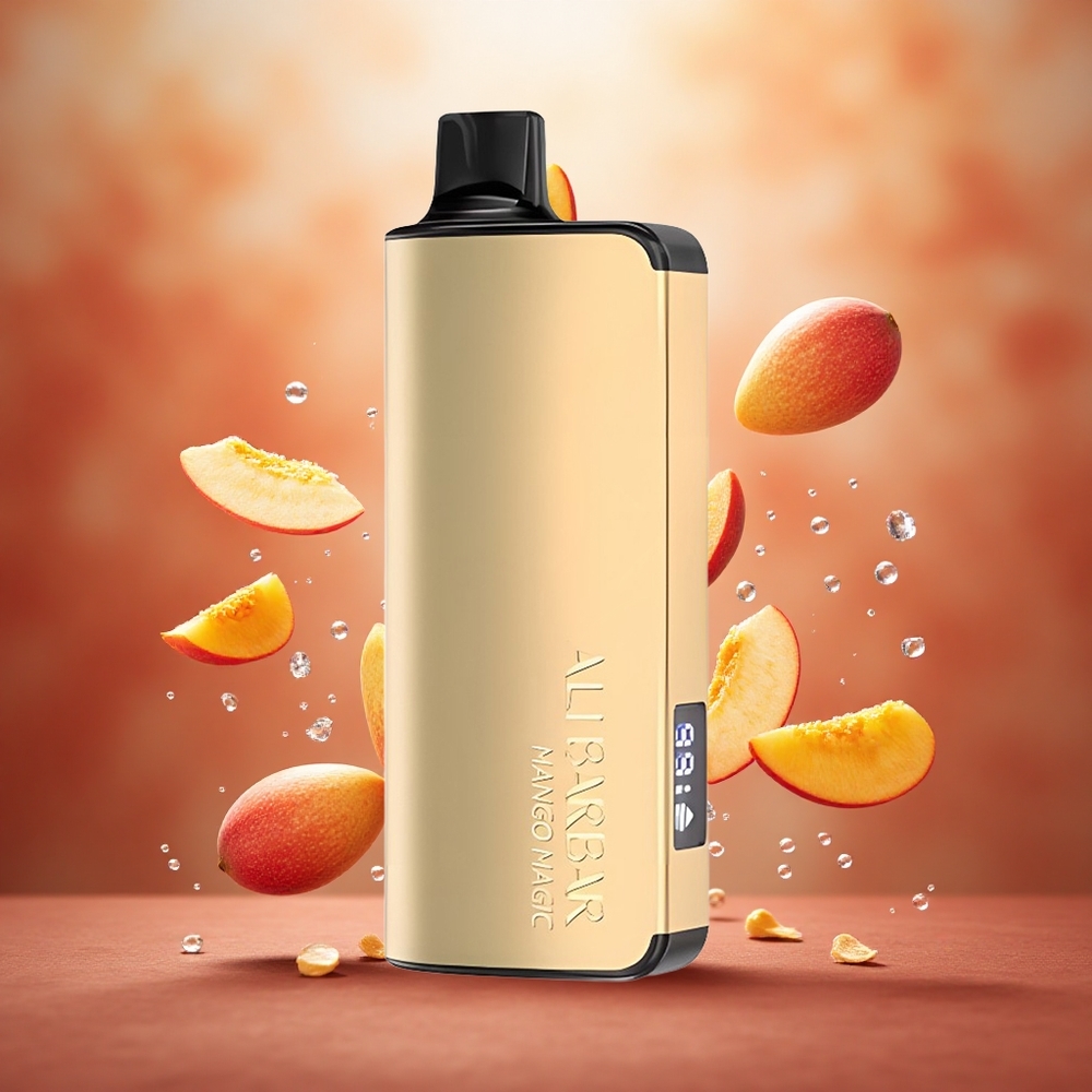 Alibarbar Ingot 9000 Puffs Mango Magiškas 22ml E-skysčio Lithuanian wholesale