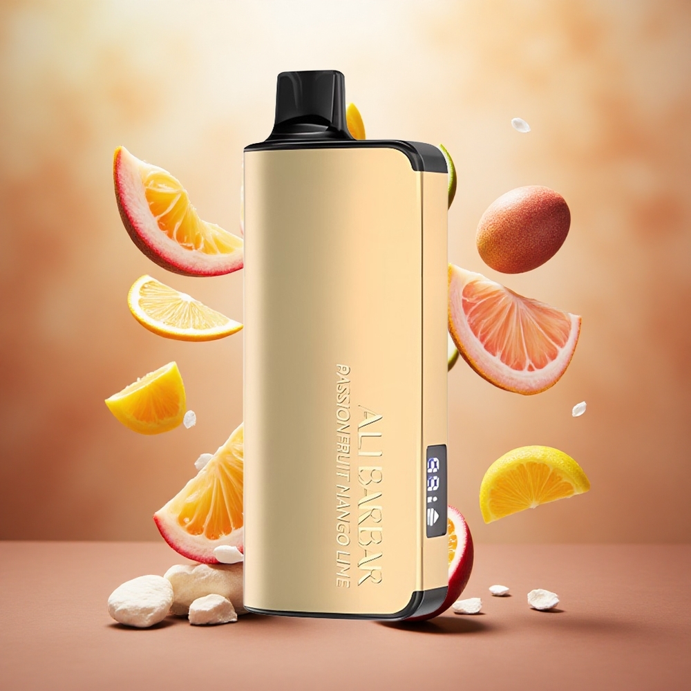 Alibarbar Ingot 9000 Puffs Vynuogių Mango Citrina 2350mAh Lithuanian wholesale