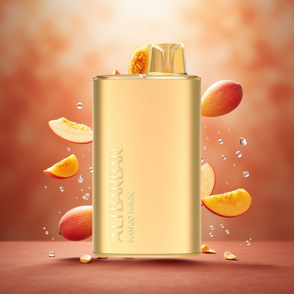 Alibarbar Rich 8000 Puffs Disposable Vape Mango Magiška 2000 mAh Lithuanian wholesale