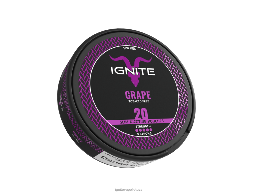 IGNITE nikotino maišeliai P2DT6173 IGNITE vape shop persikų ledinė arbata