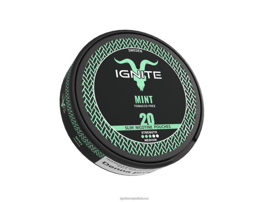 IGNITE nikotino maišeliai P2DT6173 IGNITE vape shop persikų ledinė arbata