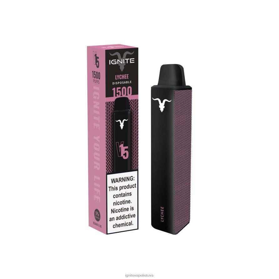 IGNITE V15 vape rašiklis P2DT6110 best IGNITE flavors spanguolių limonadas
