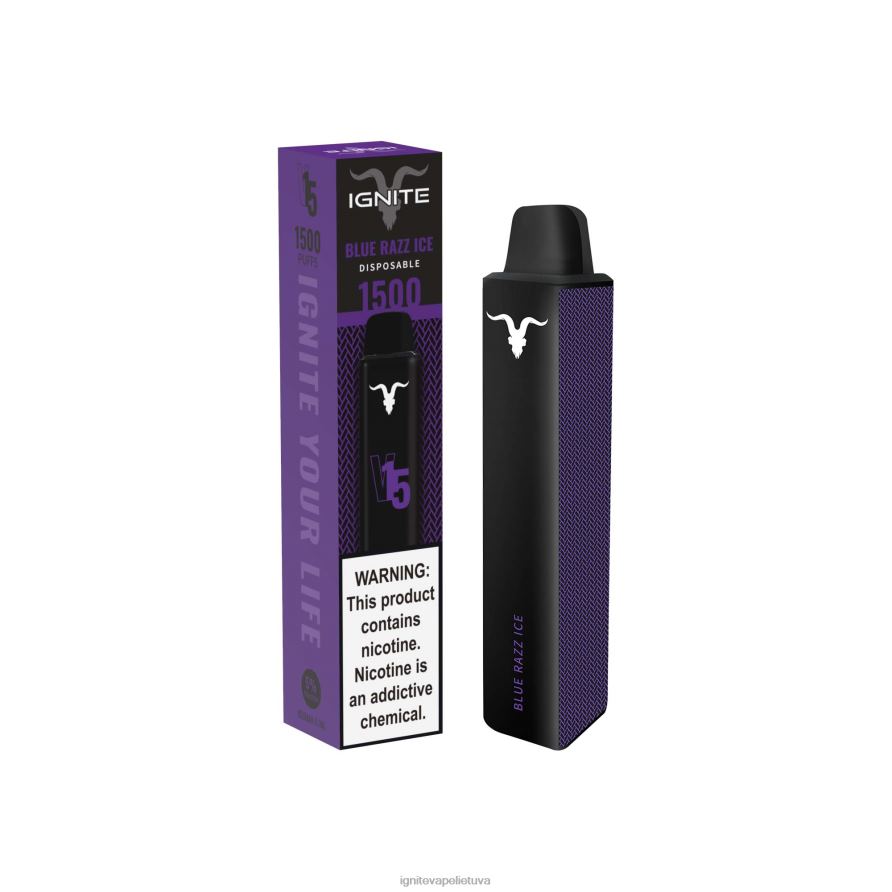 IGNITE V15 vape rašiklis P2DT6110 best IGNITE flavors spanguolių limonadas
