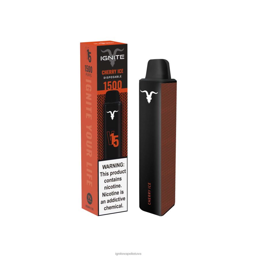 IGNITE V15 vape rašiklis P2DT6110 best IGNITE flavors spanguolių limonadas