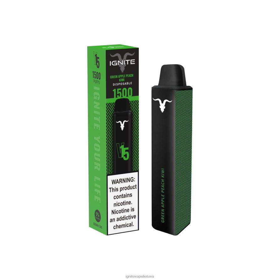 IGNITE V15 vape rašiklis P2DT6110 best IGNITE flavors spanguolių limonadas