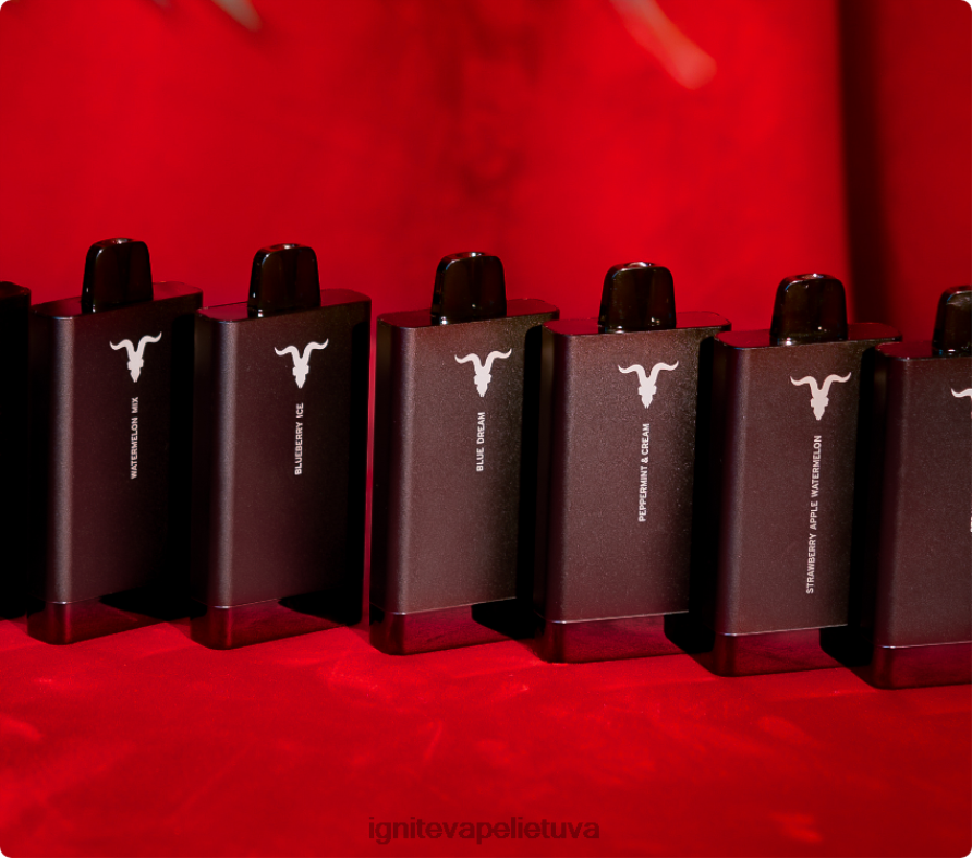 IGNITE V150 vape rašiklis P2DT667 IGNITE vape reviews mėlynių ledų