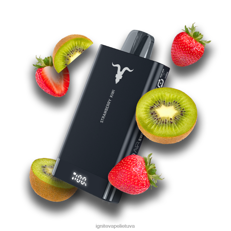 IGNITE V150 vape rašiklis P2DT667 IGNITE vape reviews mėlynių ledų