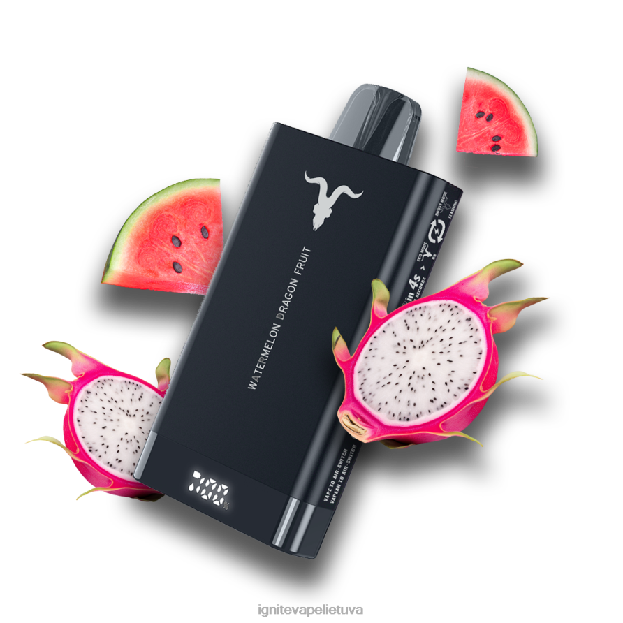 IGNITE V150 vape rašiklis P2DT667 IGNITE vape reviews mėlynių ledų