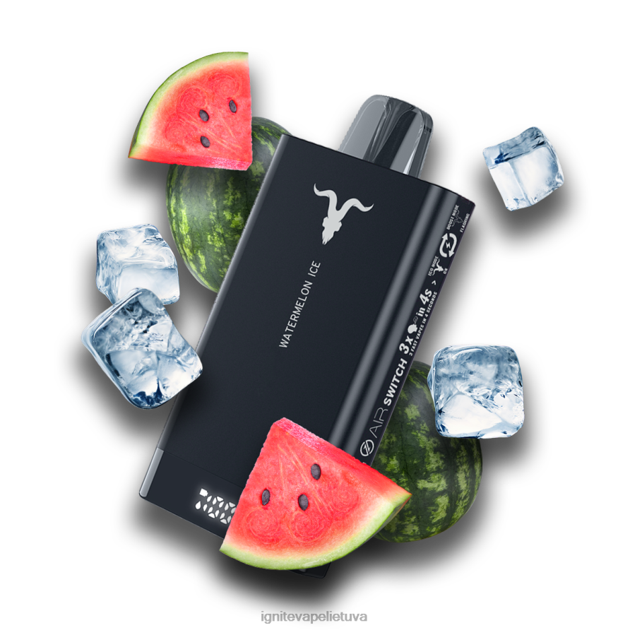 IGNITE V150 vape rašiklis P2DT667 IGNITE vape reviews mėlynių ledų