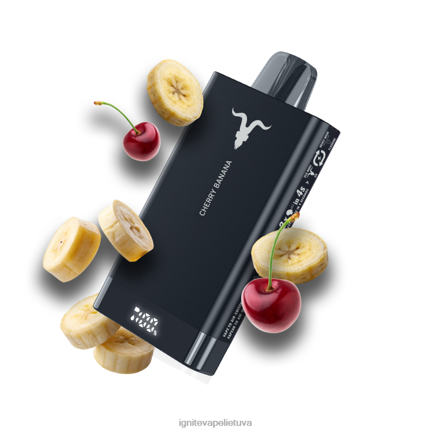 IGNITE V150 vape rašiklis P2DT667 IGNITE vape reviews mėlynių ledų