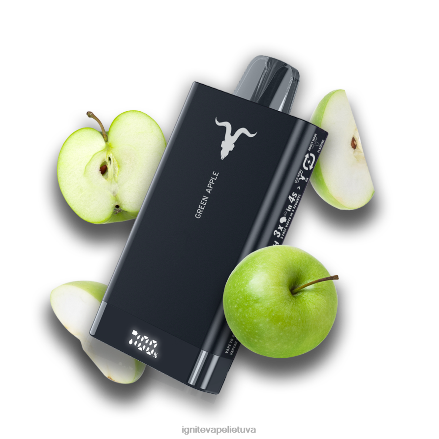 IGNITE V150 vape rašiklis P2DT667 IGNITE vape reviews mėlynių ledų
