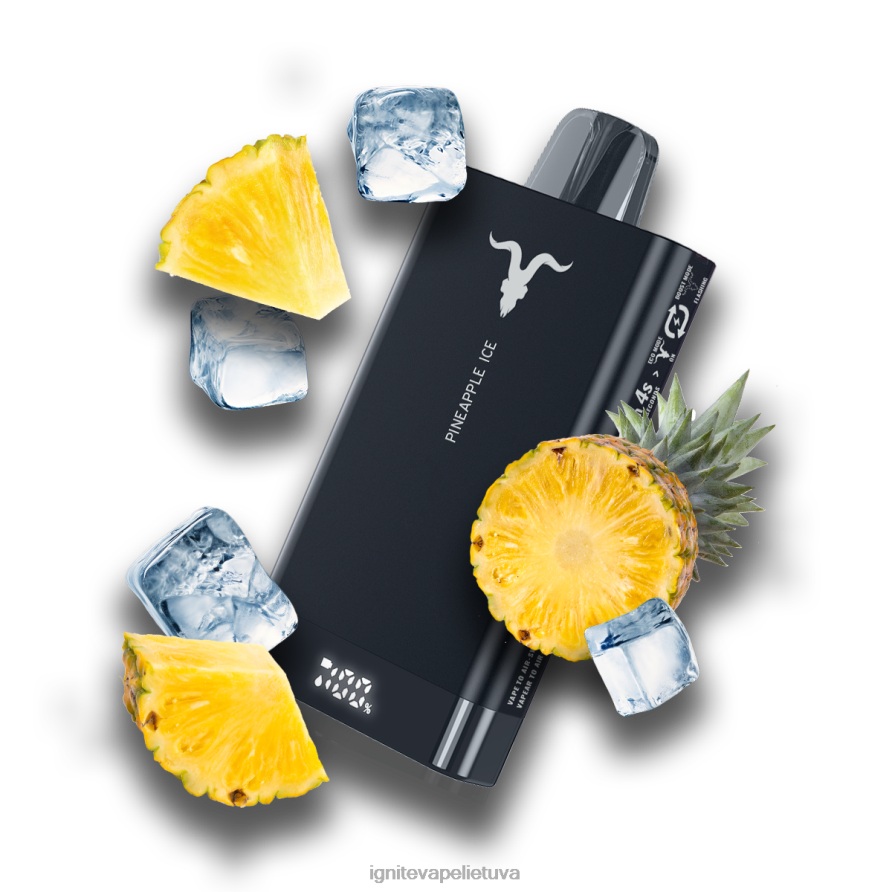 IGNITE V150 vape rašiklis P2DT667 IGNITE vape reviews mėlynių ledų
