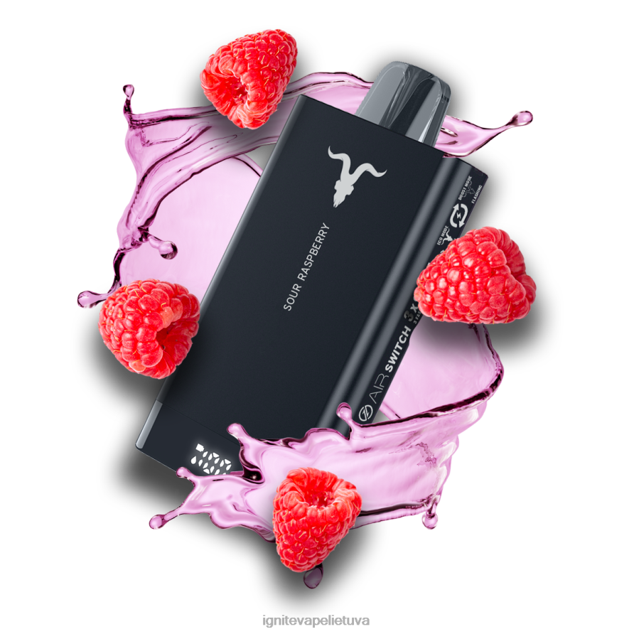 IGNITE V150 vape rašiklis P2DT667 IGNITE vape reviews mėlynių ledų